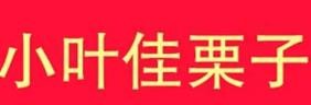 小叶佳栗子